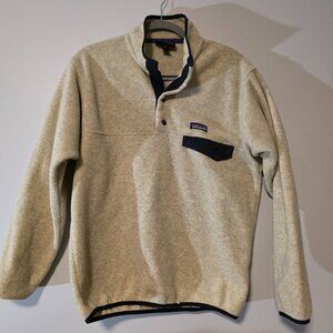 Patagonia Synchilla Snap-T Pullover Fleece Size Small Oatmeal Heather